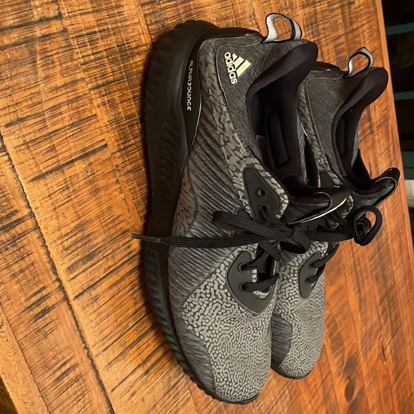 Adidas Alphabounce Running Shoes Black Size 9.5 - Picture 2 of 8